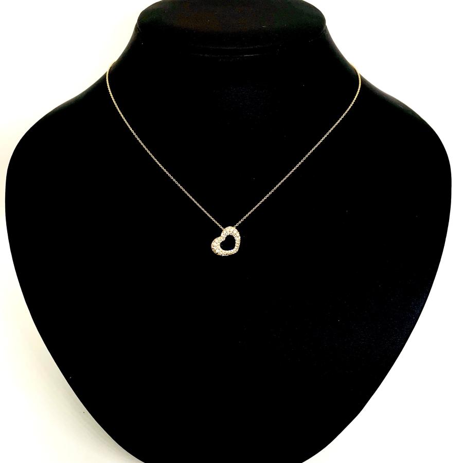 Ponte Vecchio / ポンテヴェキオ　エモツィオーネ ダイヤネックレス　ラテ　ミニモ　K18PG　0.45ct　ハート　プレゼント　ダイヤモンド　ペンダント_2