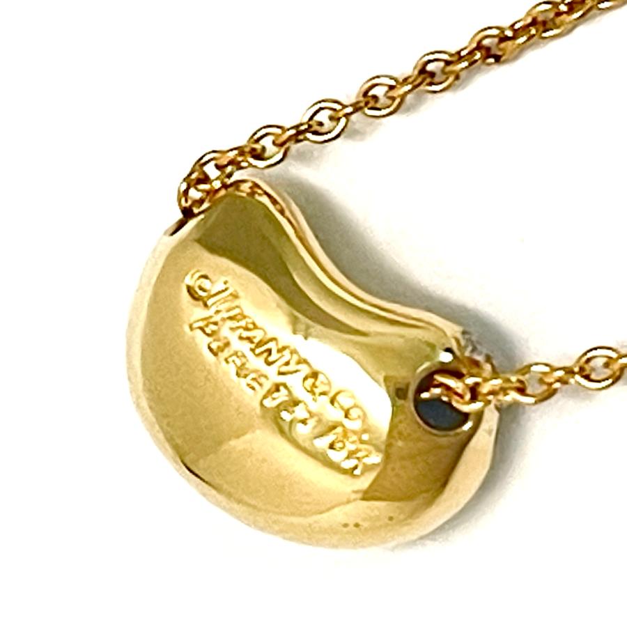 TIFFANY&Co.（ティファニー） ビーン ダイヤネックレス K18YG パヴェ 