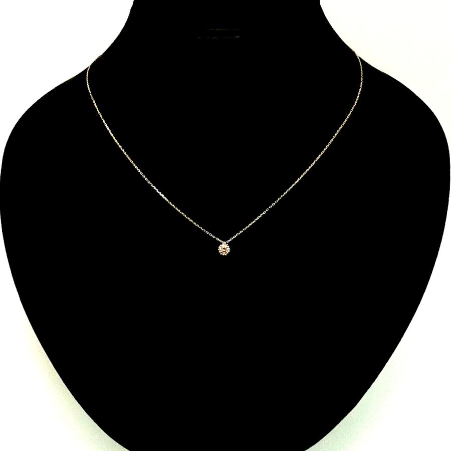 KASHIKEY / カシケイ ミル ダイヤネックレス K18BG 0.20ct ブラウン 