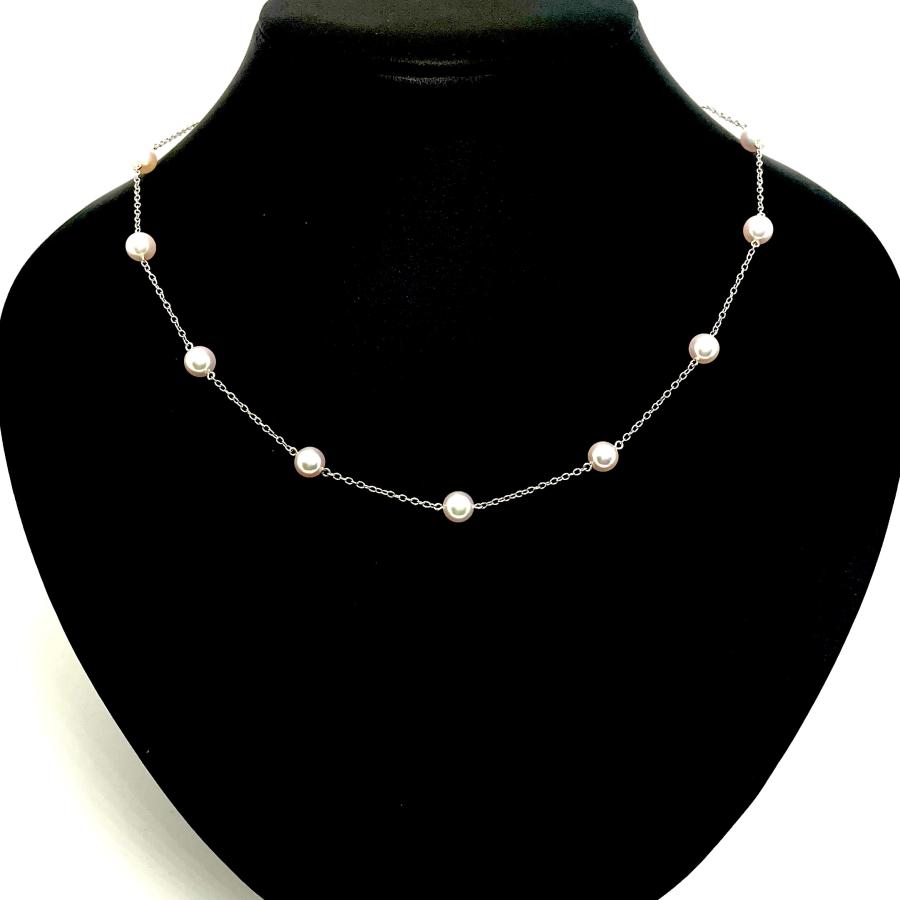 MIKIMOTO（ミキモト） ステーション パール ネックレス 6.2~6.4mm