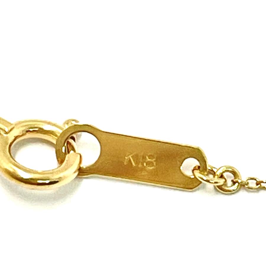 AHKAH（アーカー） トレス ダイヤネックレス K18YG 0.10ct ペンダント
