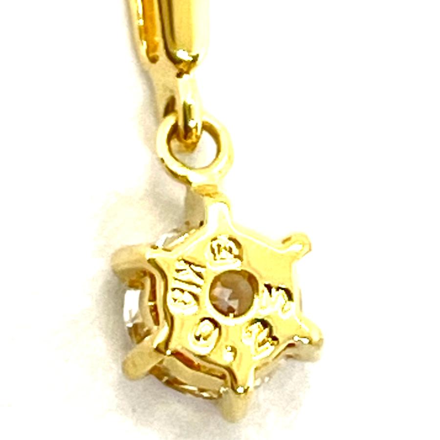 MIKIMOTO（ミキモト） ダイヤネックレス K18YG 0.23ct 一粒