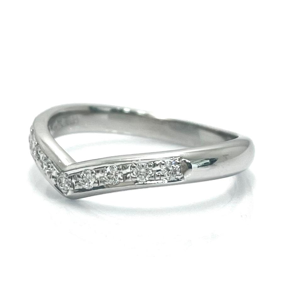 TASAKI / タサキ ダイヤリング Pt1000 0.12ct 9号 プラチナ 指輪 