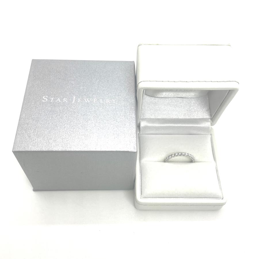 スタージュエリー Pt950 ハーフエタニティリング 9号 楽天市場】STAR JEWELRY スタージュエリー Pt950プラチナ ハート