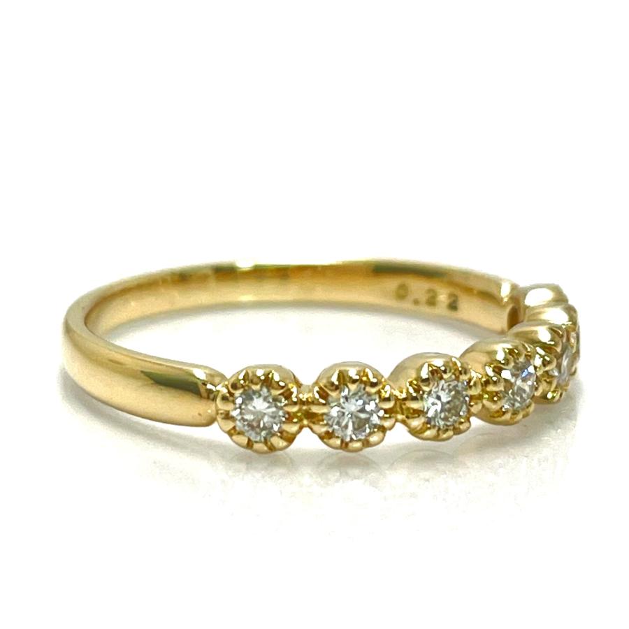 STAR JEWELRY（スタージュエリー） ダイヤリング 0.22ct K18YG 10号