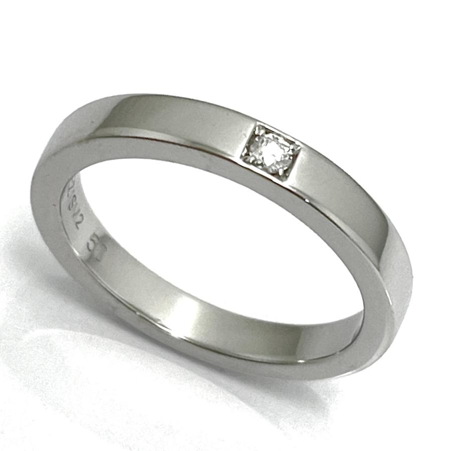 BVLGARI BVLGARI/ ブルガリ マリーミー ダイヤリング Pt950 #50 BVLGARI BVLGARI/ ブルガリ マリーミー ダイヤリング Pt950 #50