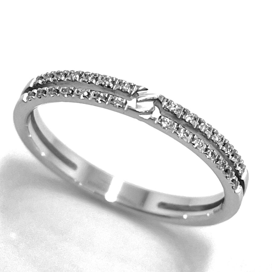 GUCCI / グッチ インフィニティ ダイヤリング 750WG #11 指輪