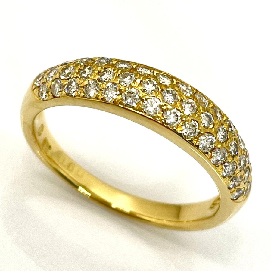 MONNICKENDAM / モニッケンダム パヴェ ダイヤリング K18YG 0.60ct 12 