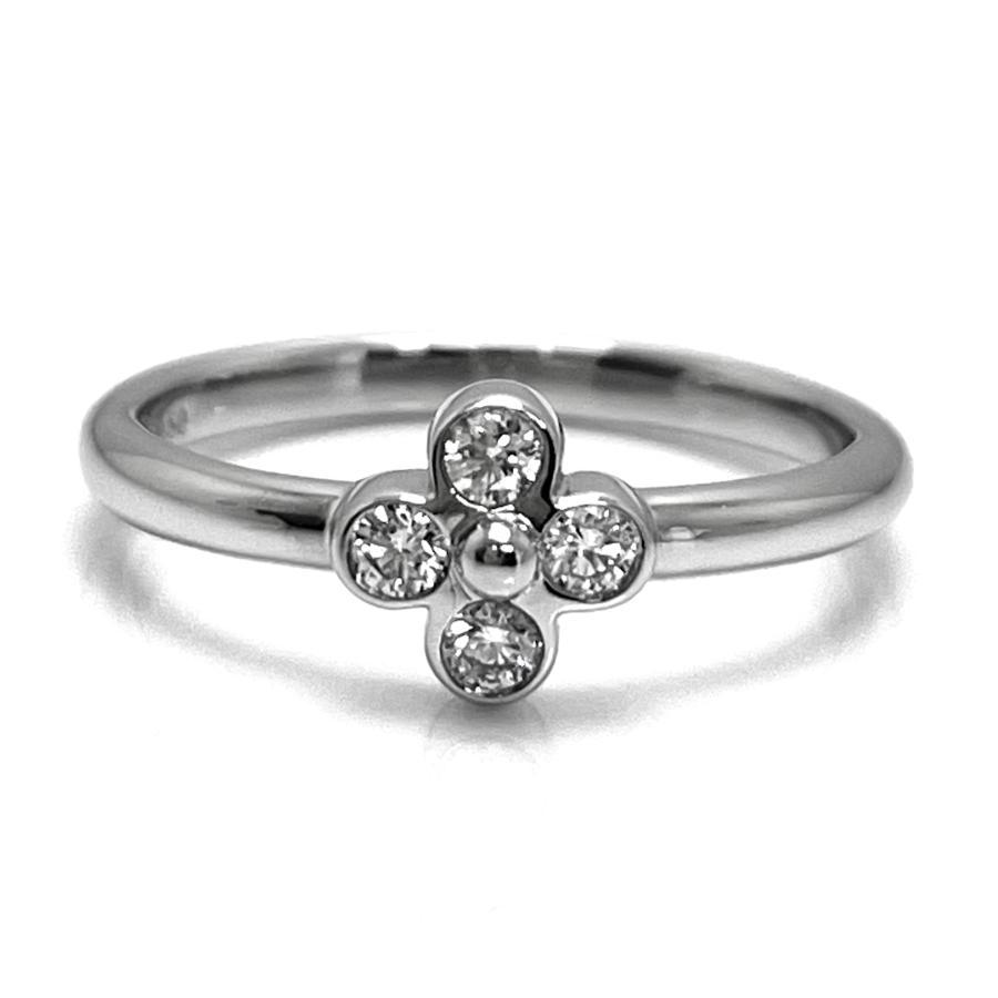 TIFFANY&Co.（ティファニー） フラワーレース ダイヤリング Pt950 9号 