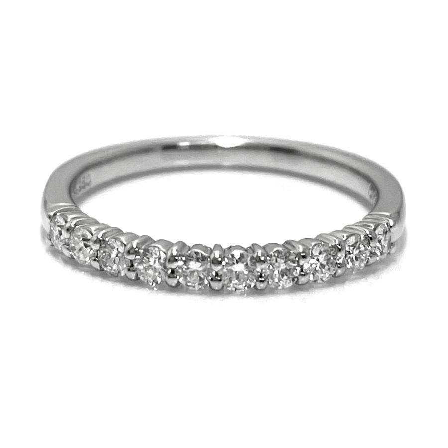 4℃（ヨンドシー） ハーフエタニティ ダイヤリング 0.270ct Pt950 10号 