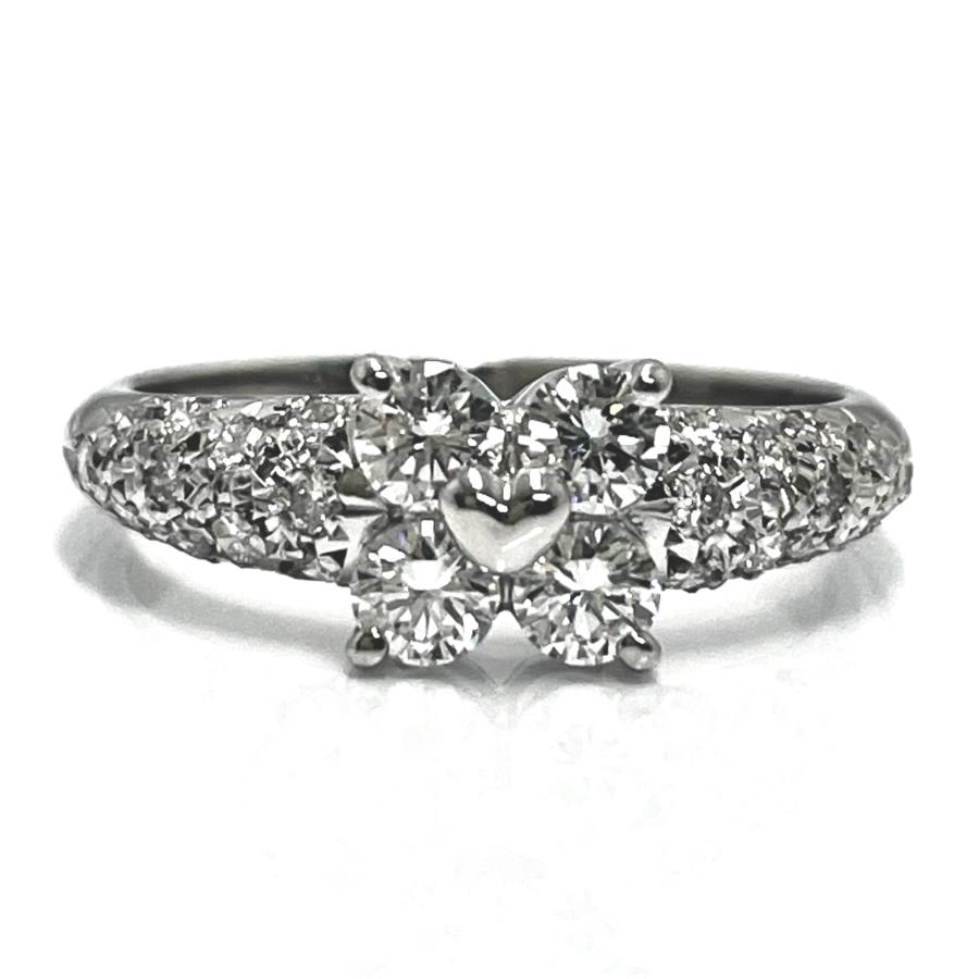 TASAKI（タサキ） ダイヤリング フラワー Pt900 0.64ct 13号 指輪