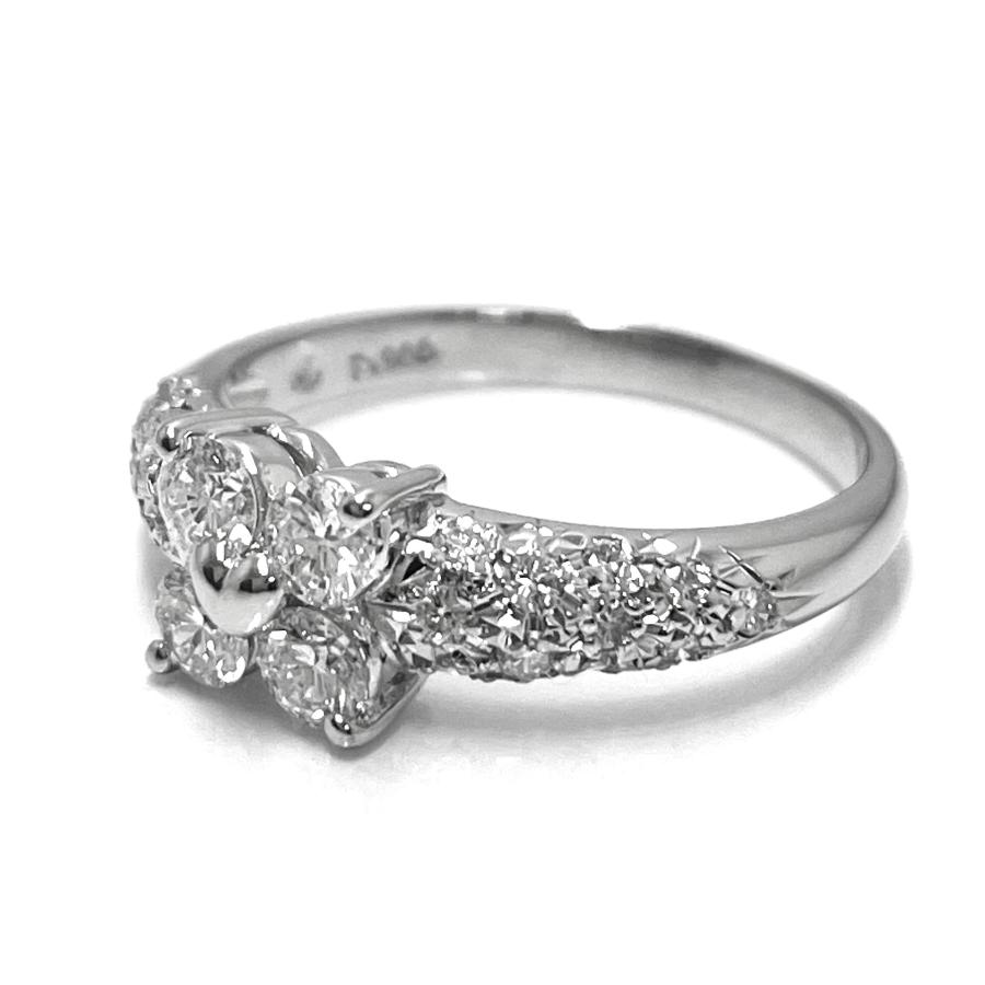 TASAKI（タサキ） ダイヤリング フラワー Pt900 0.64ct 13号 指輪