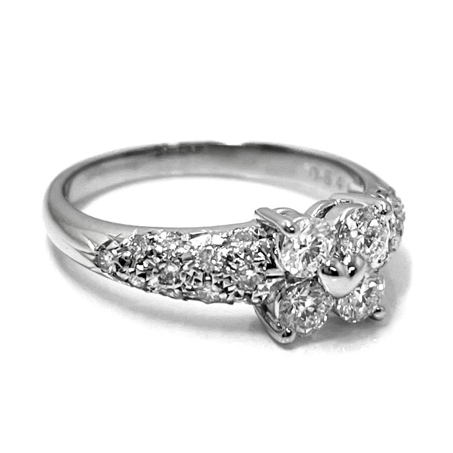TASAKI（タサキ） ダイヤリング フラワー Pt900 0.64ct 13号 指輪