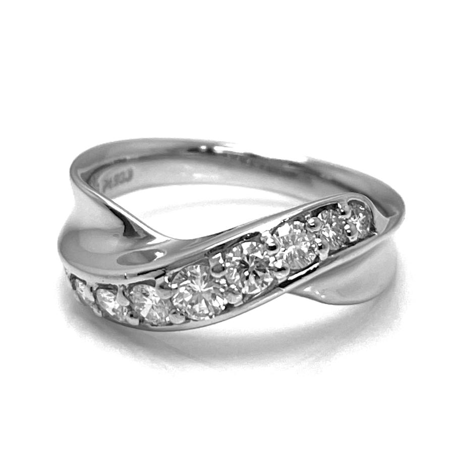13/美品 モニッケンダム Pt900 ダイヤ計0.50ct リング 指輪 MONNICKENDAM / モニッケンダム ミルキーウェイ ダイヤリング Pt900