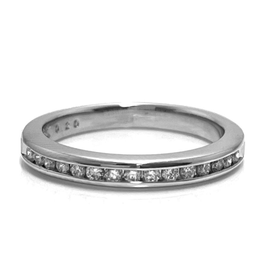 MIKIMOTO（ミキモト） ハーフエタニティ ダイヤリング Pt950 0.20ct 11 
