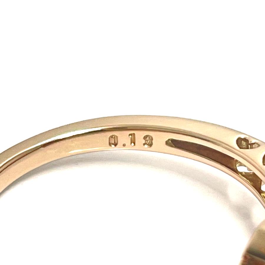 美品♡Ponte Vecchio♡K18 ダイヤモンド ハート ブレスレット Ponte Vecchio（ポンテヴェキオ） ハート パヴェ ダイヤリング K18PG