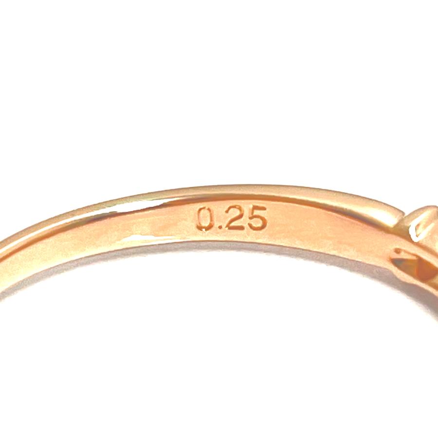 TASAKI（タサキ） ダイヤリング ハーフエタニティ K18PG 0.25ct 11.5号