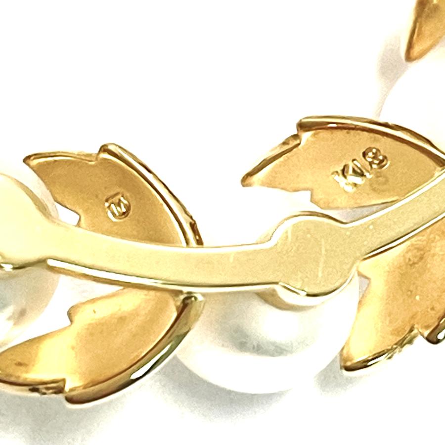 MIKIMOTO（ミキモト） パールブローチ K18YG 5.8~6.0mm アコヤ真珠