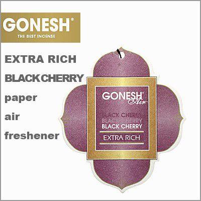 GONESH ガーネッシュ ペーパーエアフレッシュナー（ブラックチェリー）芳香剤｜grandgochi