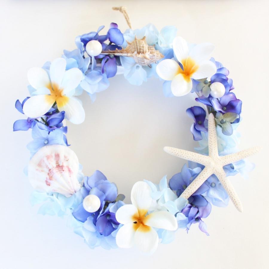 リース 花 貝殻 シェルリース 玄関ドア スワッグ 造花 夏リース おしゃれ 送料無料 Shell 7 グランドグルー 通販 Yahoo ショッピング