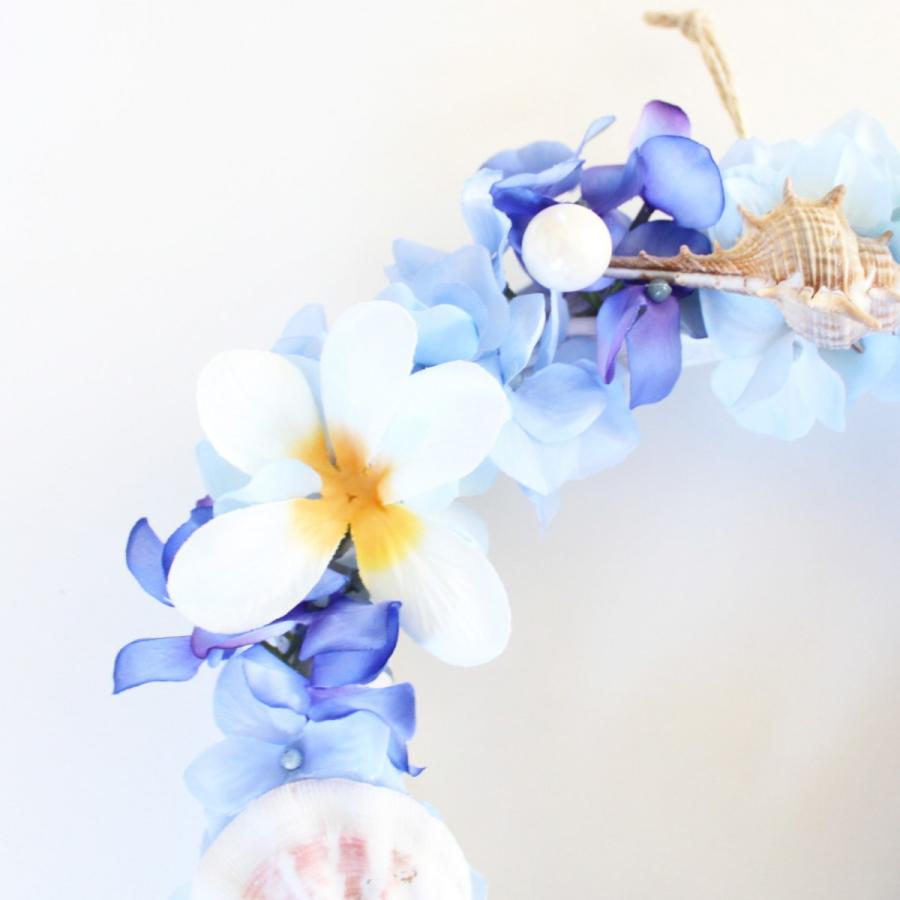 リース 花 貝殻 シェルリース 玄関ドア スワッグ 造花 夏リース おしゃれ 送料無料 Shell 7 グランドグルー 通販 Yahoo ショッピング