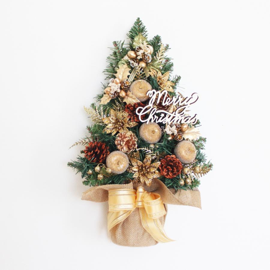 壁に掛けるクリスマスツリー Mサイズ 玄関飾り おしゃれ アーティ