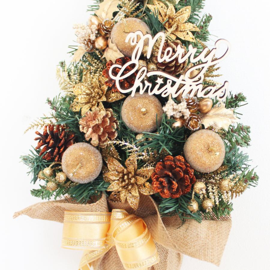 壁に掛けるクリスマスツリー Mサイズ 玄関飾り おしゃれ アーティ