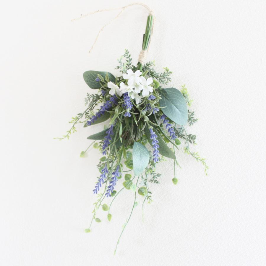 ラベンダー ミニリース 壁掛け スワッグ おしゃれ 玄関ドア 送料無料