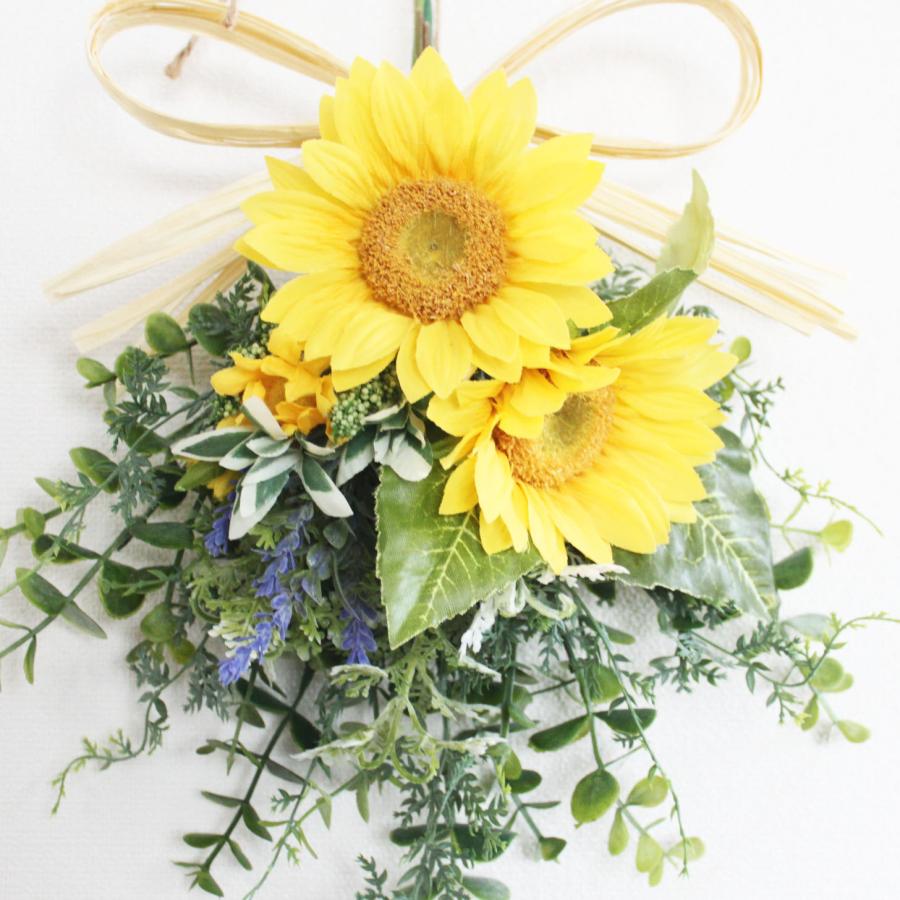 ドライフラワー　リース　ひまわり　スワッグ　向日葵　ヒマワリ ドライフラワー リース ひまわり スワッグ 向日葵 ヒマワリ