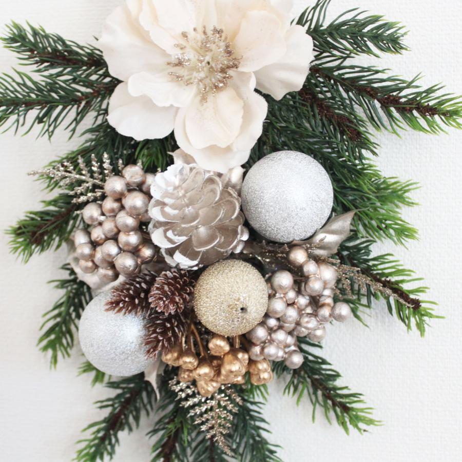 クリスマスリース スワッグ 玄関飾り 送料無料 ハンドメイド おしゃれ