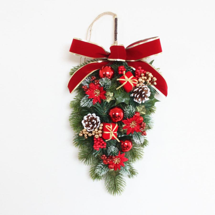 クリスマスリース 送料無料 スワッグリース : グランドグルー - 通販