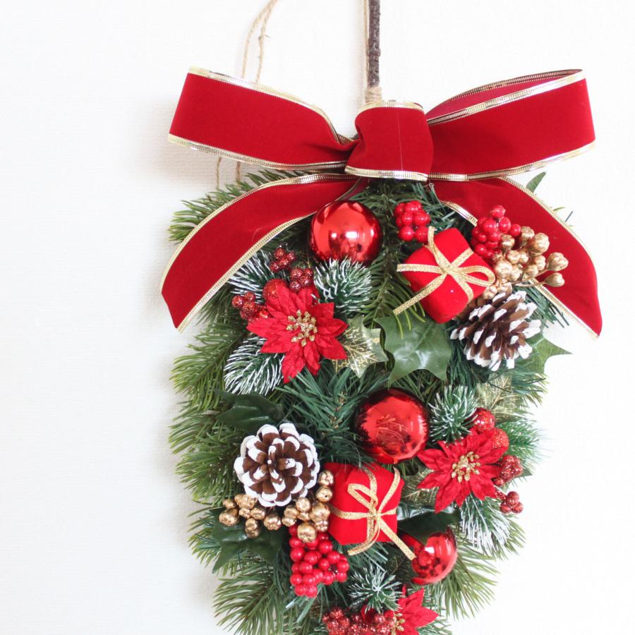 クリスマスリース 送料無料 スワッグリース : グランドグルー - 通販