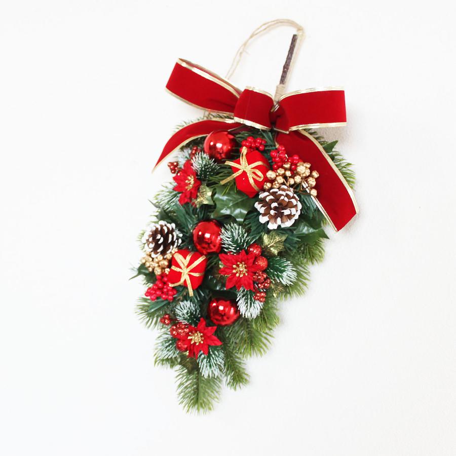 クリスマスリース 送料無料 スワッグリース : グランドグルー - 通販