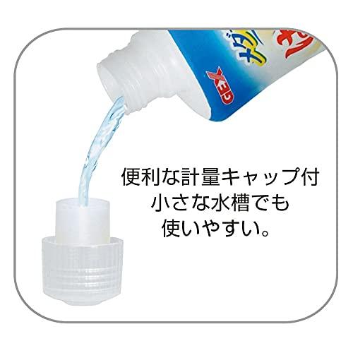 ジェックス GEX メダカ元気 はぐくむ水づくり 計量キャップ付き カルキぬき詰替用240mL｜grandioso｜03