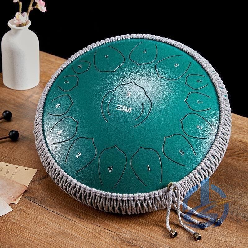 タングドラム スリットドラム 楽器玩具 おもちゃ 知育 玩具 14インチ