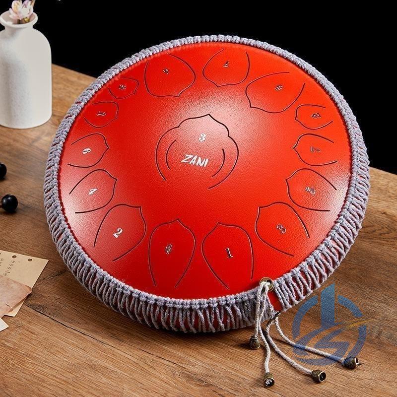 タングドラム スリットドラム 楽器玩具 おもちゃ 知育 玩具 14インチ