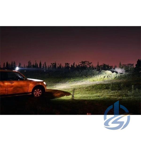 四輪車 60W四輪車 探照燈 船 LED 注目の的 レーシングヨットLEDリモート探照燈 ioso 船用探照燈 車装具 飾り気の無い施工 キズ消し 汚れた状態落とし