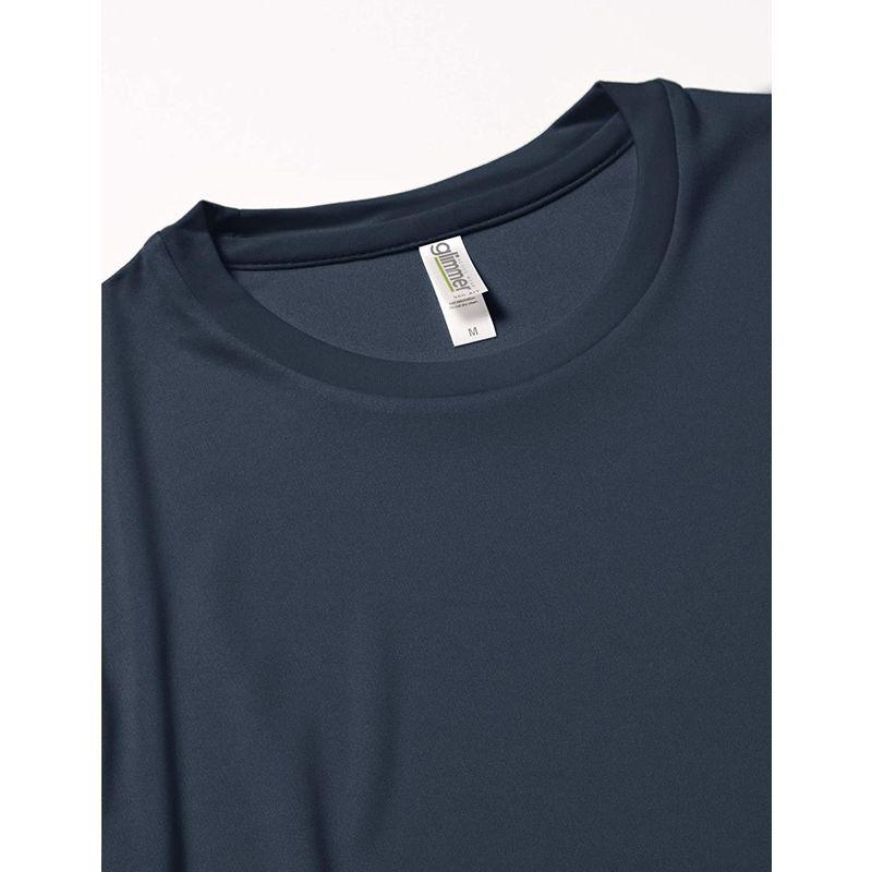 72％以上節約グリマー 半袖 3.5オンス インターロック 00350-AIT クルーネック ドライ Tシャツ (日本サイズ3L相当) ネイビー 3L  制服、作業服