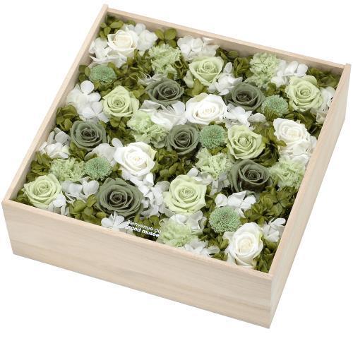 低価，本物保証 プリザーブドフラワー グリーン WOOD(XL) grandmusee