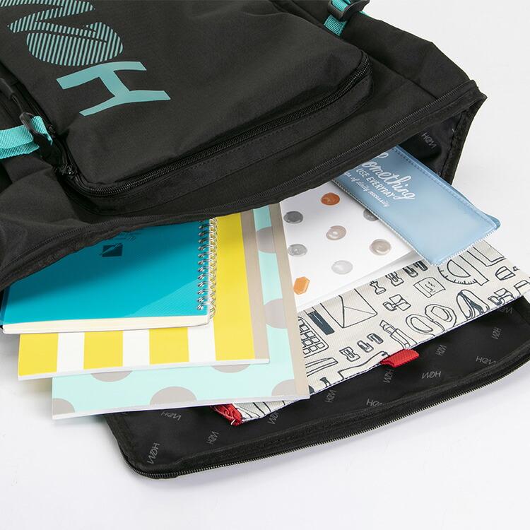 マーティー　HeM　ヘム　バックパック リュック Lサイズ 32L ボックス型 大容量 スクールバッグ 通学 通勤 部活動 PC収納 ジム 自転車  中学生 高校生 大学生 A4 | HeM(バッグ) | 12