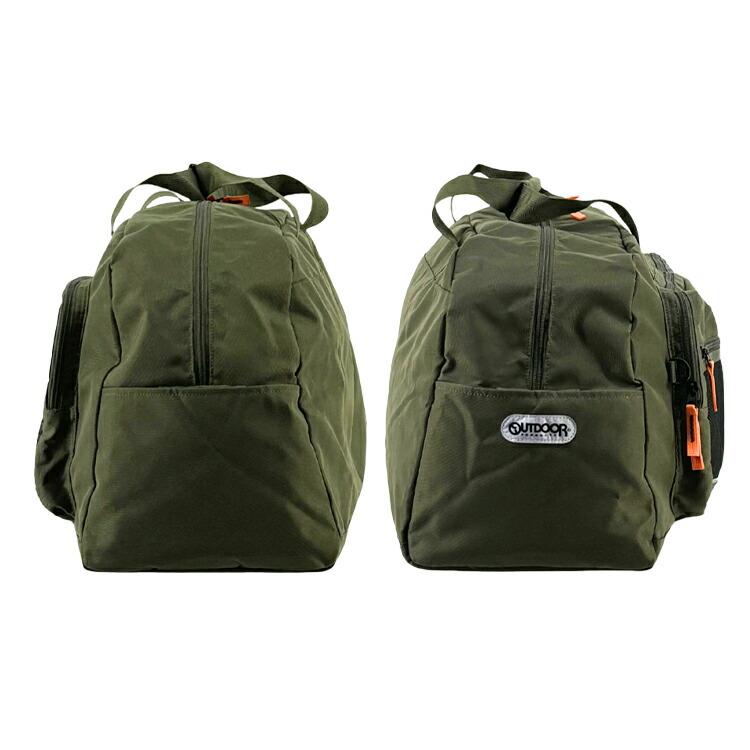 OUTDOOR ボストンバッグ Mサイズ OD-1161 大容量 40L 2way ショルダーバッグ 600D 撥水 国内 海外 修学旅行 部活 宿泊学習 防災 行事 遠足 キッズの画像