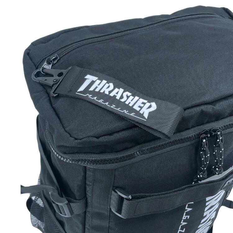 THRASHER  BOX RUCKSAC R-1930 スクエアリュック 30L  スラッシャー リュック リュックサック ブラック 大容量  PCポケット |  | 09