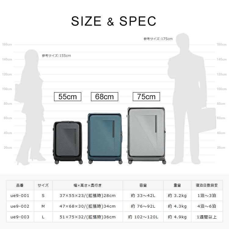 サムソナイト ジップリックスFT スピナー68 Mサイズ Samsonite 無料預け入れ スーツケース 軽量 拡張 フロントオープン | Samsonite | 17