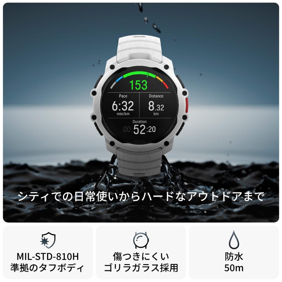 （ノベルティー付き）ポラール POLAR Street X スノーホワイト S-L 腕時計 スマートウォッチ 900116715の画像
