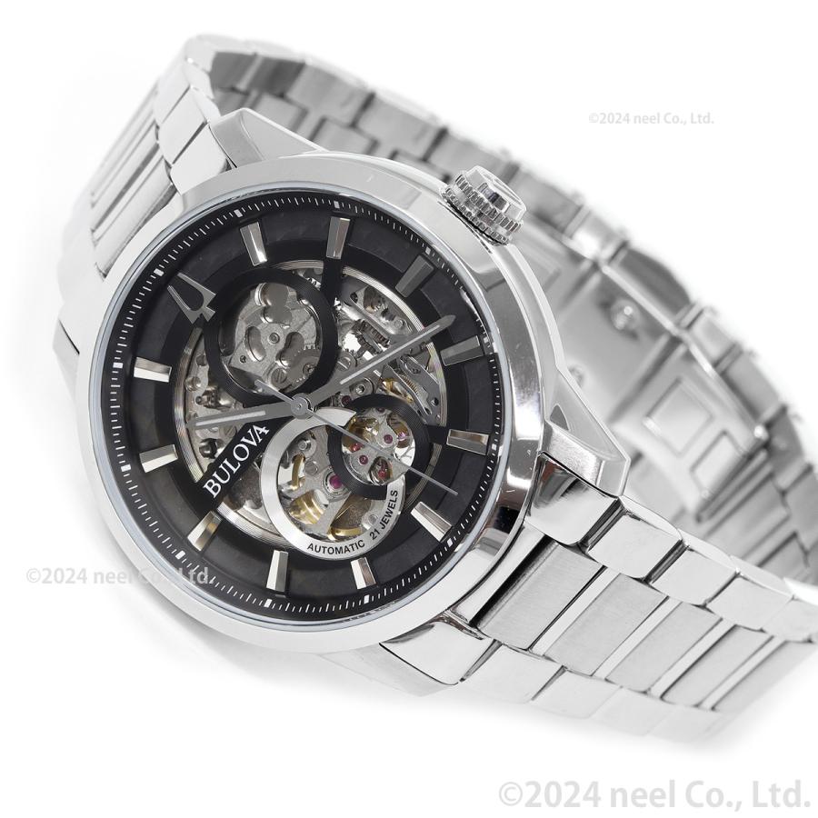 （豪華おまけ有） ブローバ BULOVA 腕時計 メンズ 自動巻き クラシック 96A208の画像