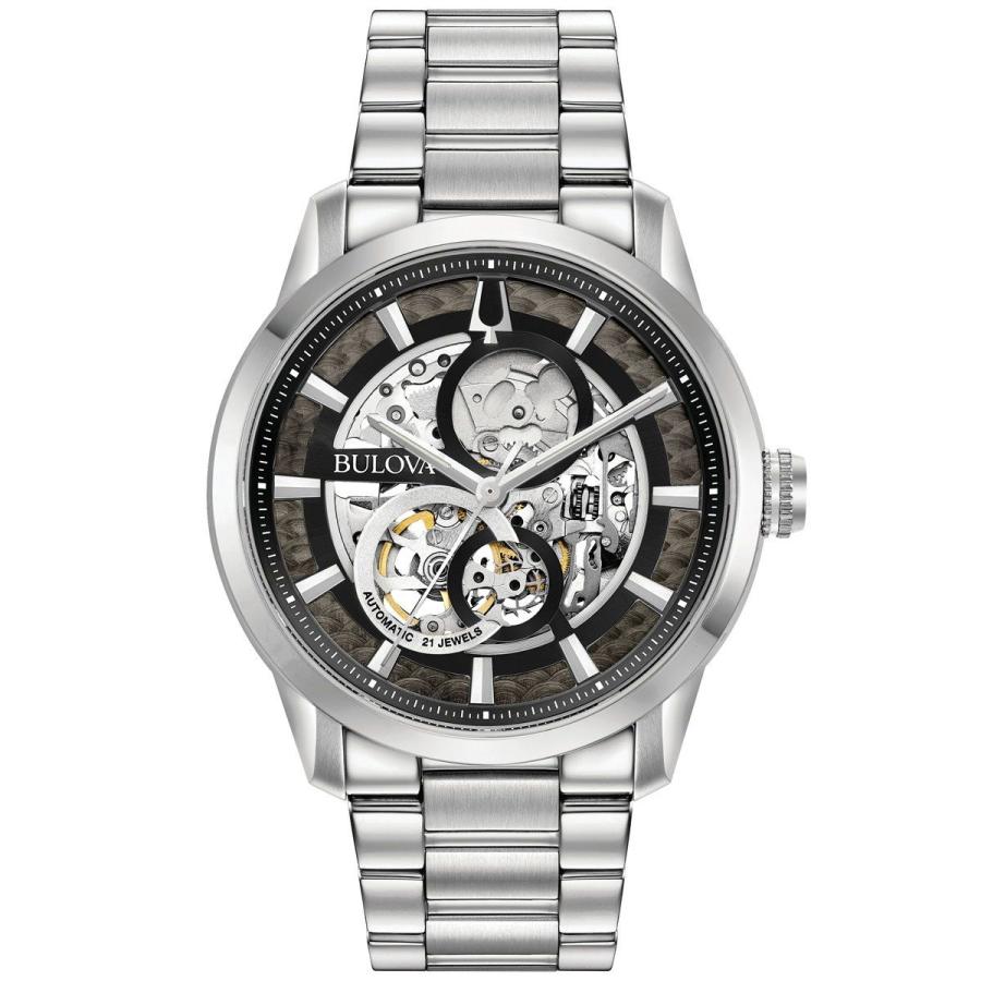（豪華おまけ有） ブローバ BULOVA 腕時計 メンズ 自動巻き クラシック 96A208の画像