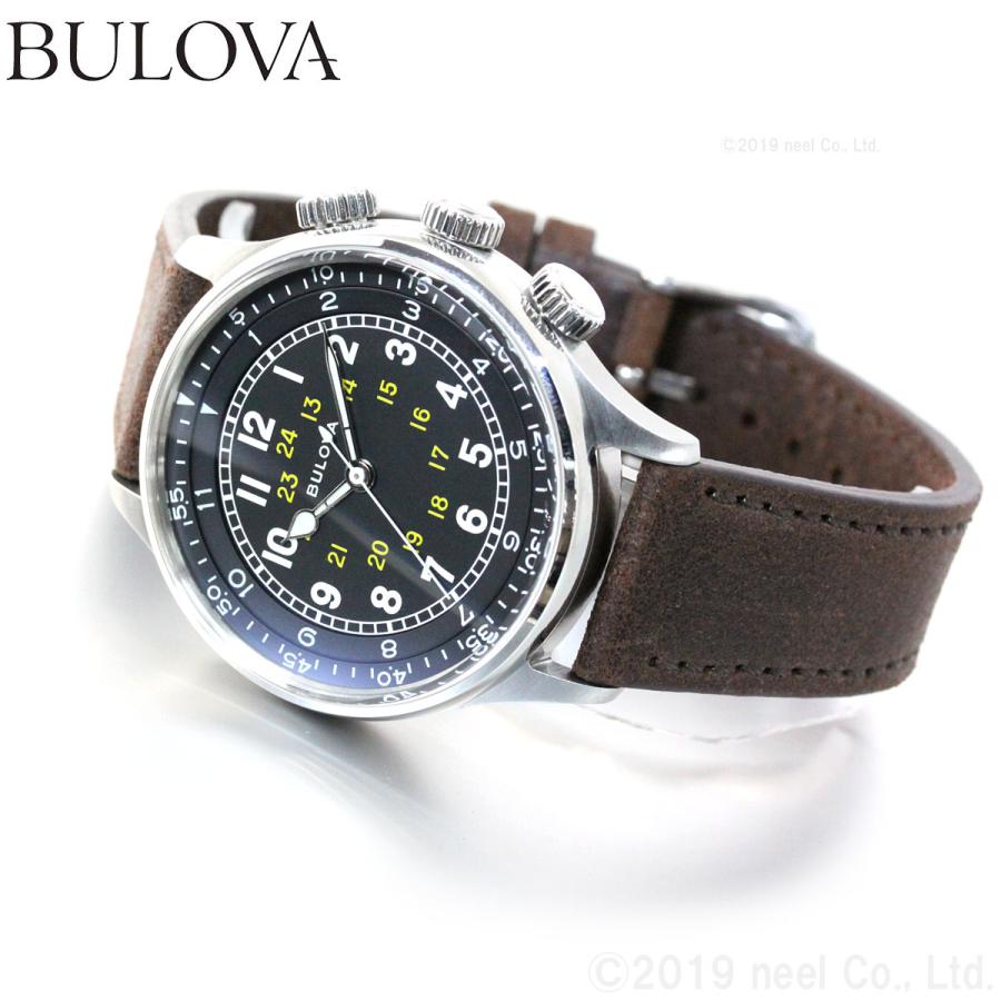 BULOVA ノベルティー付き！ブローバ ミリタリー 腕時計 メンズ 自動 
