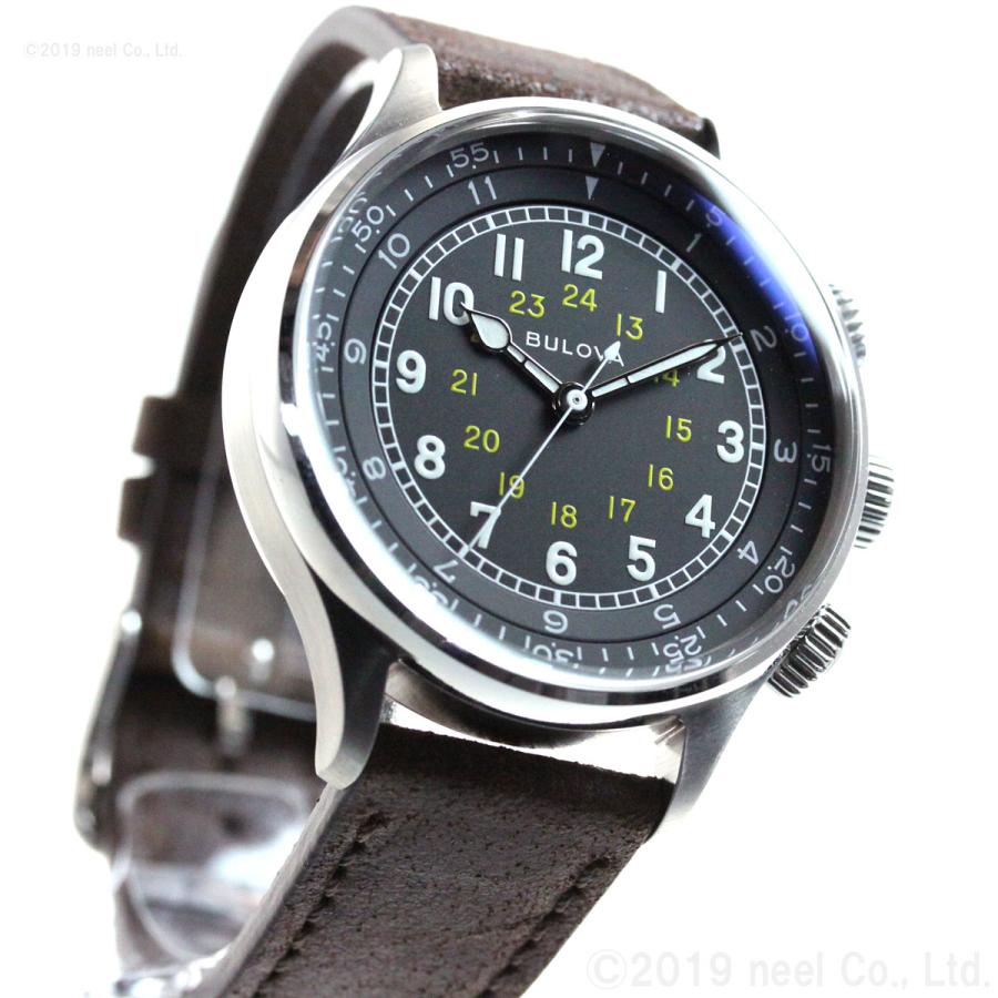 BULOVA ノベルティー付き！ブローバ ミリタリー 腕時計 メンズ 自動 