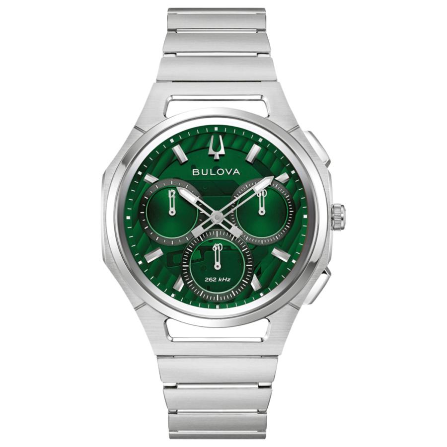 （豪華おまけ有） ブローバ BULOVA ハイプレシジョンクォーツ エリア限定 腕時計 CURV クロノグラフ 96A338の画像