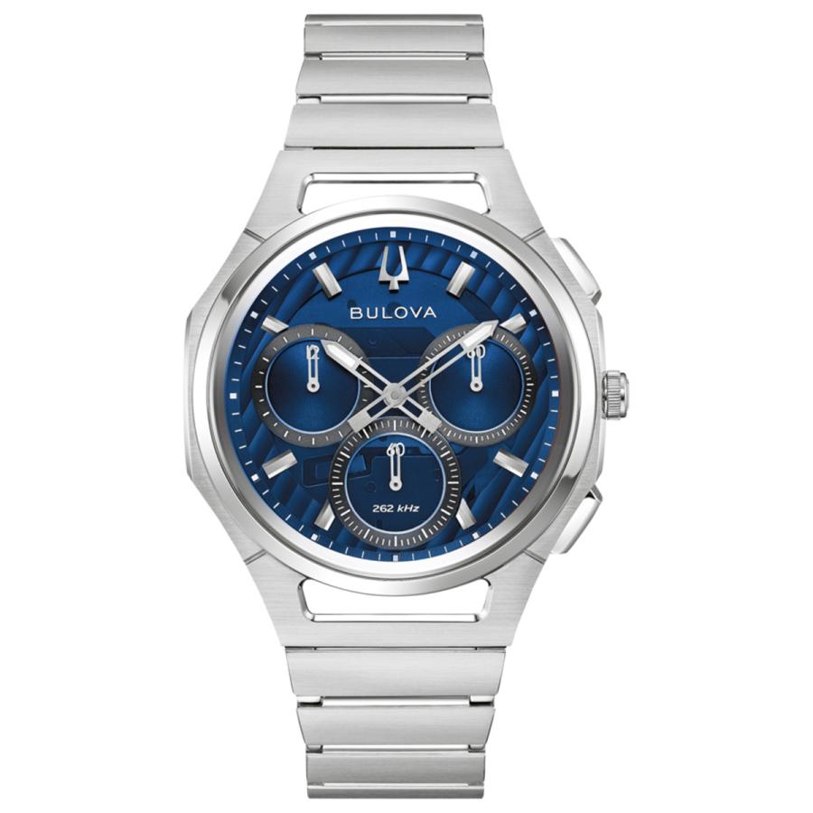 （豪華おまけ有） ブローバ BULOVA ハイプレシジョンクォーツ エリア限定 腕時計 CURV クロノグラフ 96A339の画像